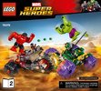 Bauanleitungen LEGO - Marvel Super Heroes - 76078 - Hulk gegen Red Hulk: Page 1