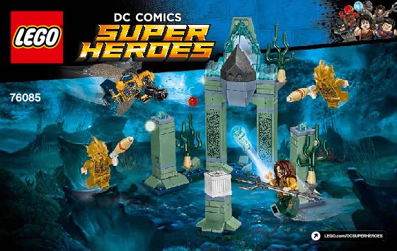 Bauanleitungen LEGO - DC Comics Super Heroes - 76085 - Das Kräftemessen um Atlantis: Page 1