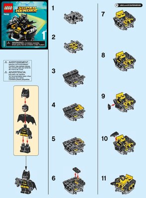 Bauanleitungen LEGO - 76092 - Mighty Micros: Batman™ vs. Harley Quinn™: Page 1