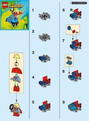 Bauanleitungen LEGO - 76094 - Mighty Micros: Supergirl™ vs. Brainiac™: Page 1