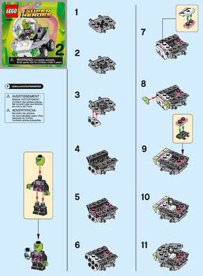 Bauanleitungen LEGO - 76094 - Mighty Micros: Supergirl™ vs. Brainiac™: Page 1