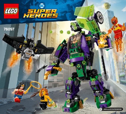 Bauanleitungen LEGO - 76097 - Lex Luthor™ Mech Takedown: Page 1