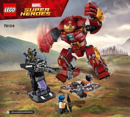 Bauanleitungen LEGO - 76104 - The Hulkbuster Smash-Up: Page 1