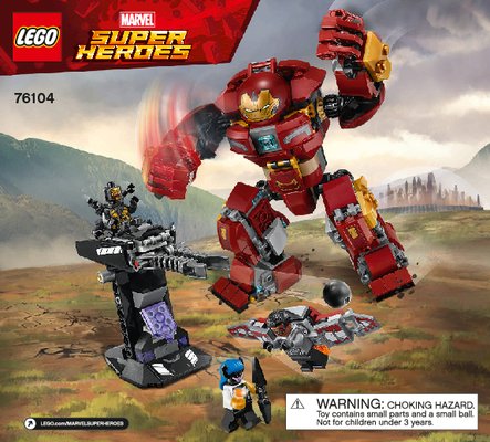 Bauanleitungen LEGO - 76104 - The Hulkbuster Smash-Up: Page 1