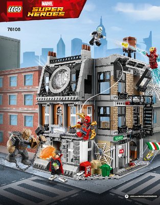 Bauanleitungen LEGO - 76108 - Sanctum Sanctorum Showdown: Page 1