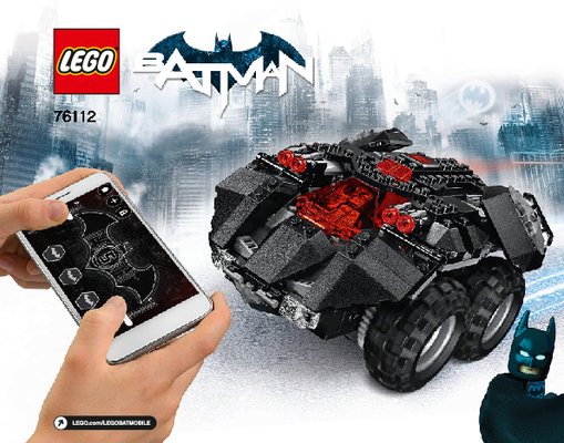 Bauanleitungen LEGO - 76112 - App-Controlled Batmobile: Page 1