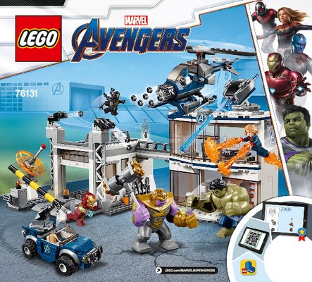 Bauanleitungen LEGO - 76131 - Avengers Compound Battle: Page 1