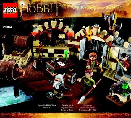 Bauanleitungen LEGO - Der Hobbit - 79004 - Die große Flucht: Page 1