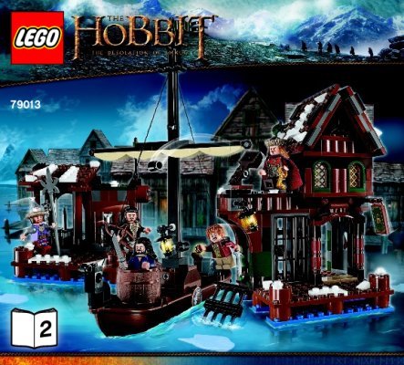 Bauanleitungen LEGO - Der Hobbit - 79013 - Verfolgung auf dem Wasser: Page 1