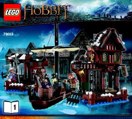 Bauanleitungen LEGO - Der Hobbit - 79013 - Verfolgung auf dem Wasser: Page 1