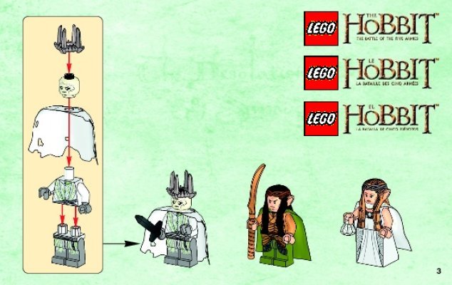 Bauanleitungen LEGO - Der Hobbit - 79015 - Kampf mit dem Hexenkönig: Page 1