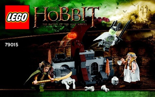 Bauanleitungen LEGO - Der Hobbit - 79015 - Kampf mit dem Hexenkönig: Page 1