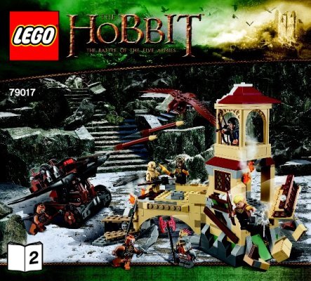 Bauanleitungen LEGO - Der Hobbit - 79017 - Die Schlacht der fünf Heere™: Page 1