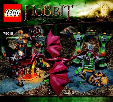 Bauanleitungen LEGO - Der Hobbit - 79018 - Der Einsame Berg: Page 1