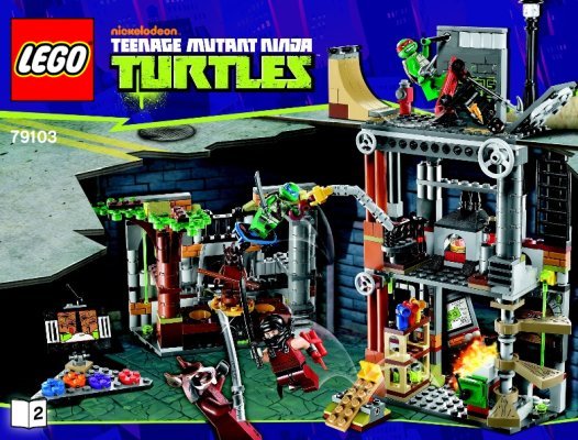 Bauanleitungen LEGO - Teenage Mutant Ninja Turtles - 79103 - Turtles Hauptquartier: Page 1