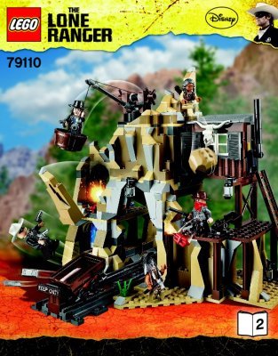 Bauanleitungen LEGO - 79110 - Silver Mine Shootout: Page 1