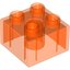 DUPLO BRICK 2X2, TRANSPARENT