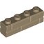 PROFILE BRICK 1x4 SINGLE GRO.